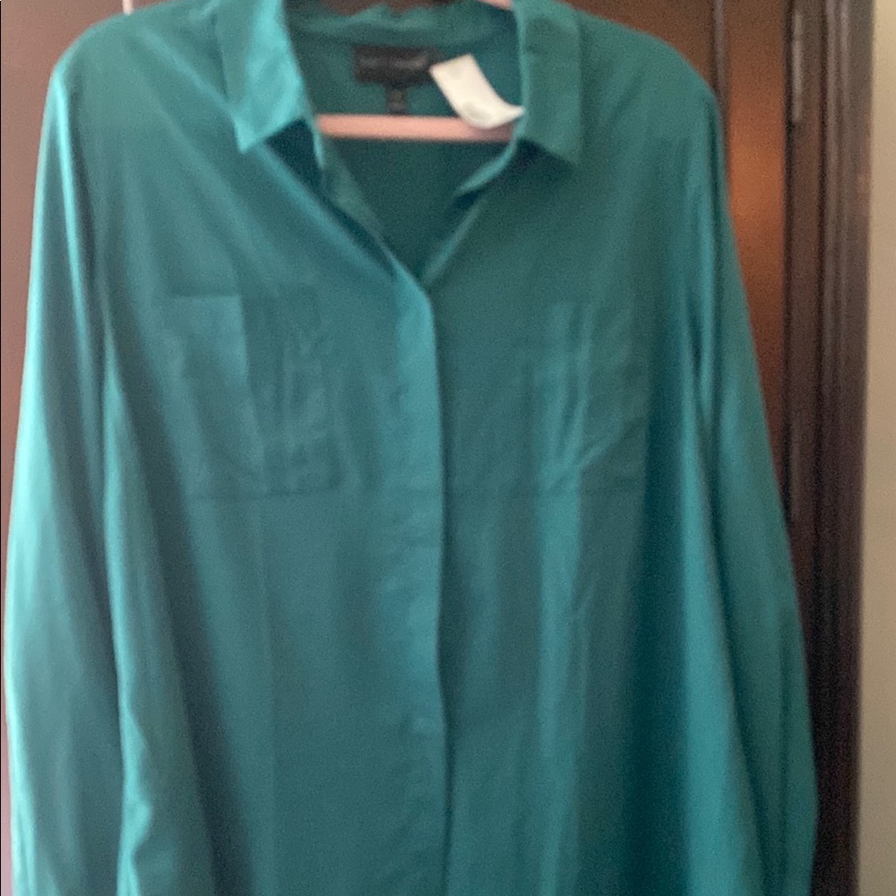 Lane Bryant Green Shirt